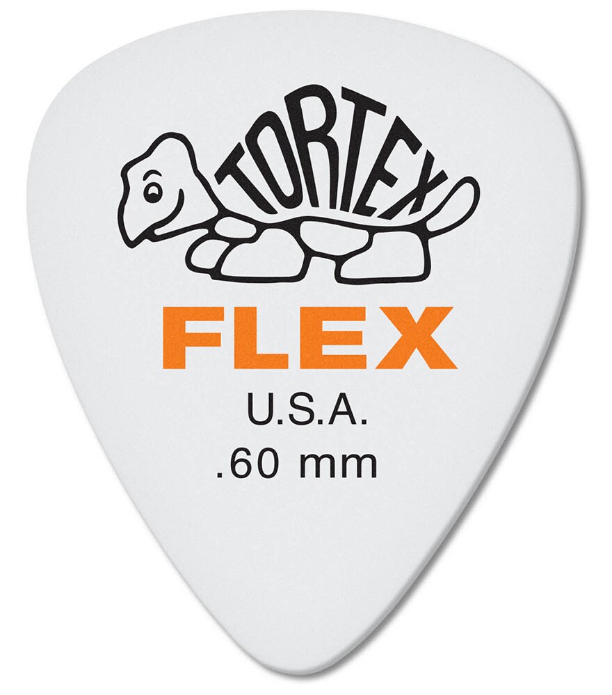 JIM DUNLOP/TORTEX FLEX STANDARD GUITAR PICK .60mm