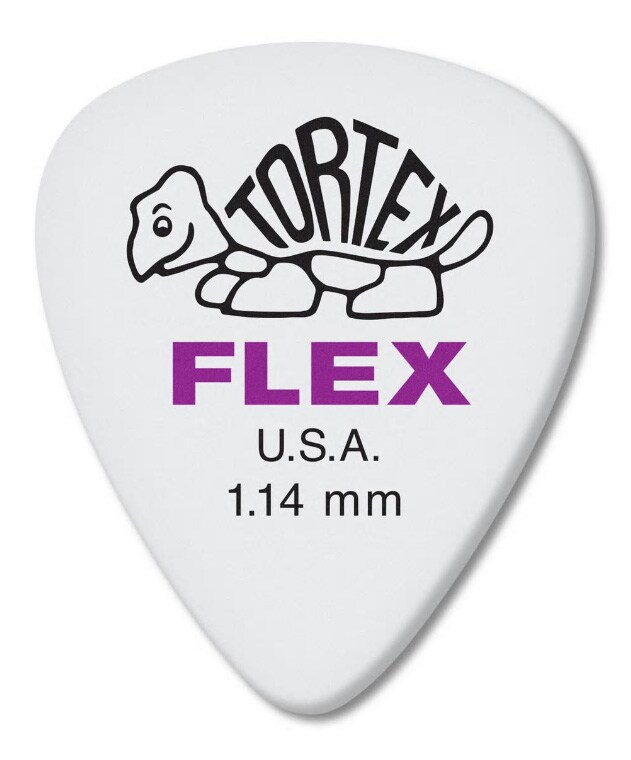 JIM DUNLOP/TORTEX FLEX STANDARD GUITAR PICK 1.14mm