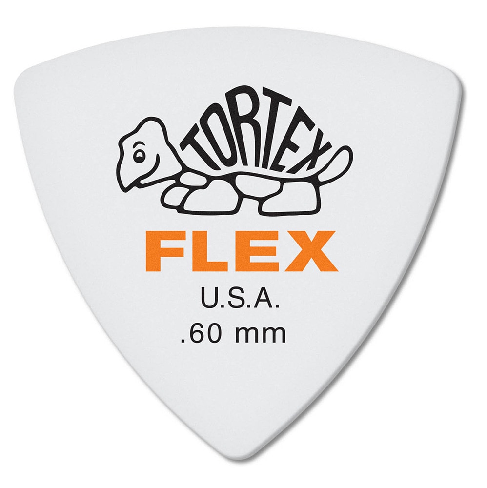 JIM DUNLOP/TORTEX FLEX TRIANGLE GUITAR PICK 0.60mm