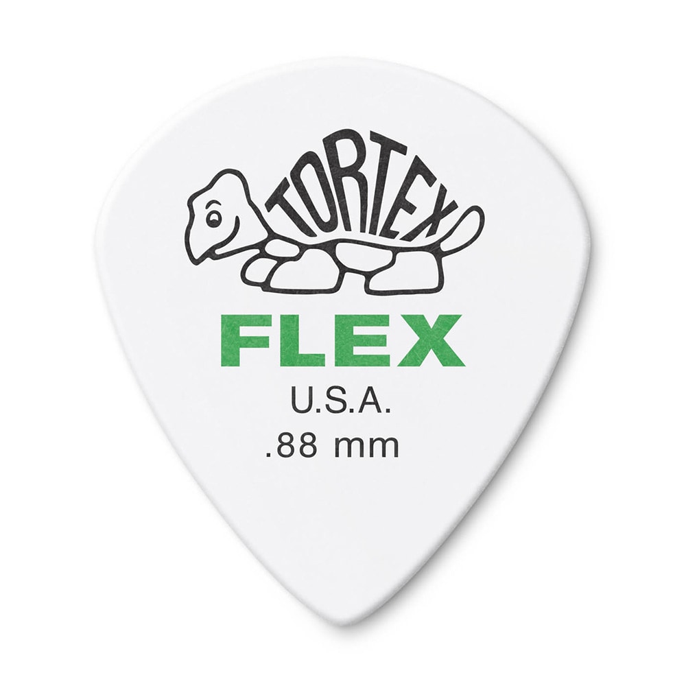 JIM DUNLOP/TORTEX FLEX JAZZ III GUITAR PICK .88mm