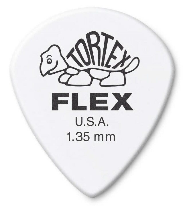 JIM DUNLOP/TORTEX FLEX JAZZ III GUITAR PICK 1.35mm