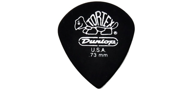 JIM DUNLOP/TORTEX PITCH BLACK JAZZ III GUITAR PICK 0.73