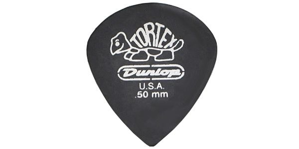 JIM DUNLOP/TORTEX PITCH BLACK JAZZ III GUITAR PICK/0.50