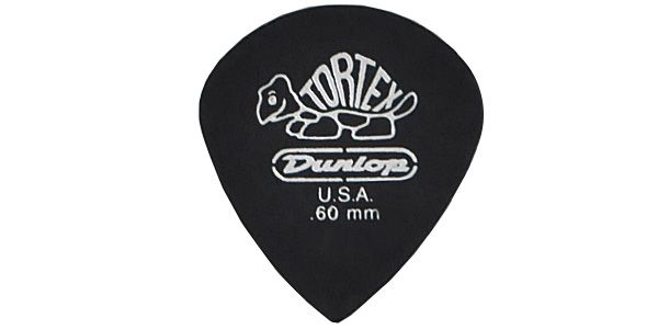 JIM DUNLOP/TORTEX PITCH BLACK JAZZ III GUITAR PICK/0.60