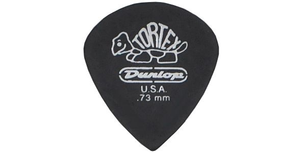 JIM DUNLOP/TORTEX PITCH BLACK JAZZ III GUITAR PICK/0.73