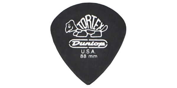 JIM DUNLOP/TORTEX PITCH BLACK JAZZ III GUITAR PICK 0.88