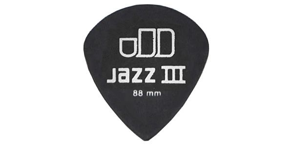 JIM DUNLOP / TORTEX PITCH BLACK JAZZ III GUITAR PICK 0.88 画像2