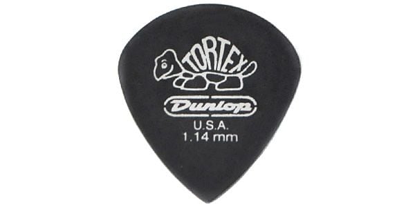 JIM DUNLOP/TORTEX PITCH BLACK JAZZ III GUITAR PICK 1.14