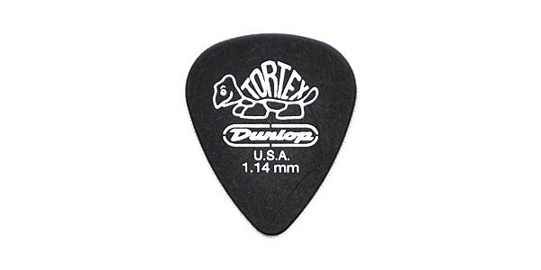 JIM DUNLOP/Tortex Pitch Black/1.14