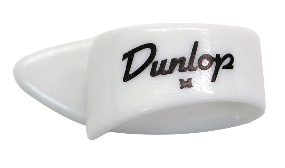 JIM DUNLOP/White Plastic Thumbpick Medium