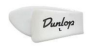 JIM DUNLOP White Plastic Thumbpick Large