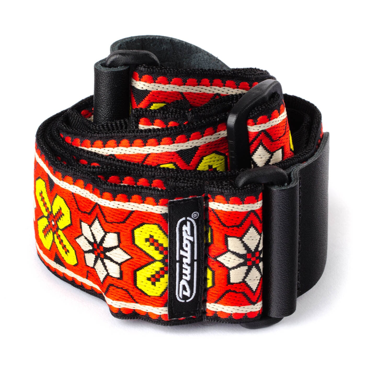 JIM DUNLOP/D67-03RD　Jacquard Strap,Avalon Red