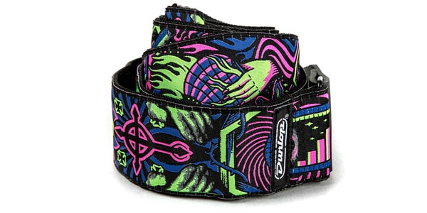 JIM DUNLOP / ILD01 ILOVEDUST Strap Headspace Green