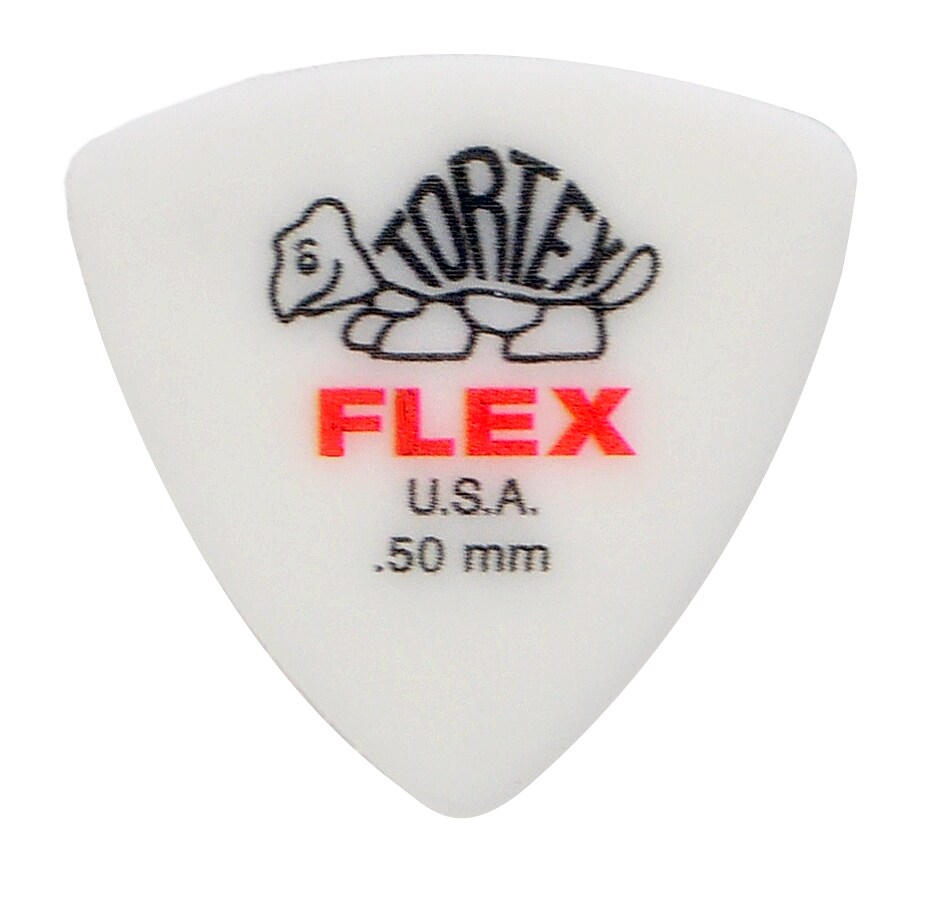 JIM DUNLOP/TORTEX FLEX TRIANGLE GUITAR PICK 0.50mm