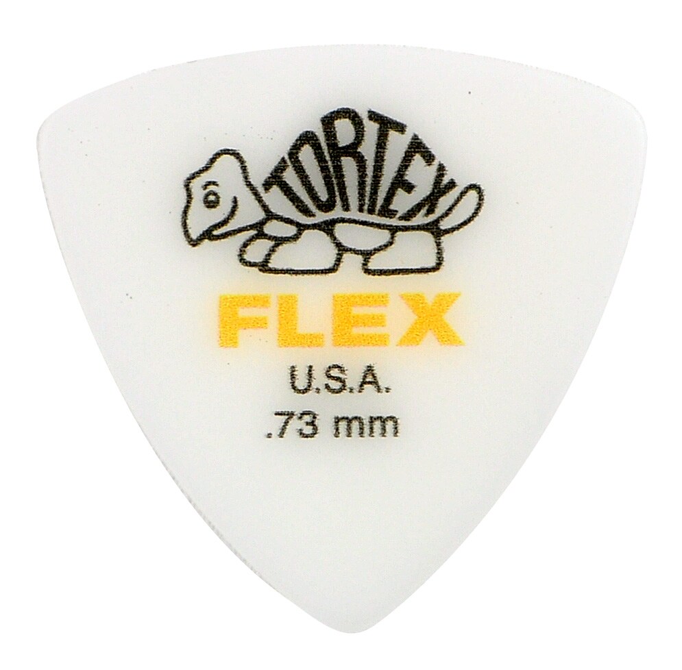 JIM DUNLOP/TORTEX FLEX TRIANGLE GUITAR PICK .73mm