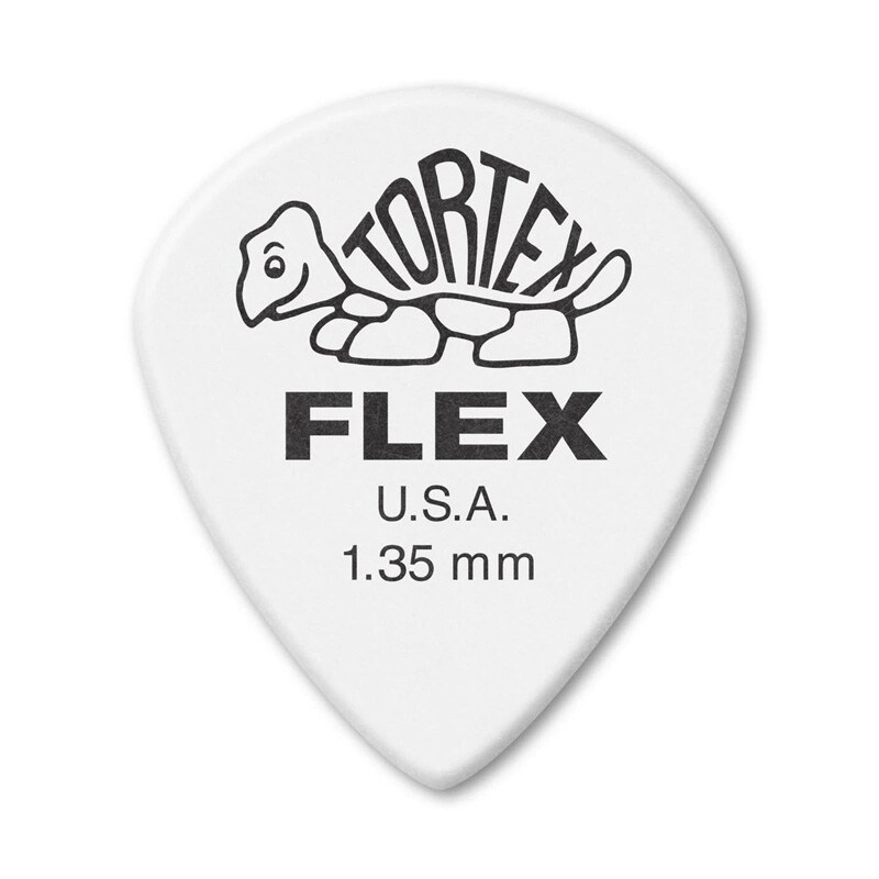 JIM DUNLOP/TORTEX FLEX JAZZ III XL GUITAR PICK 1.35mm