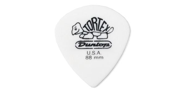 JIM DUNLOP/TORTEX JAZZ III WHITE/0.88