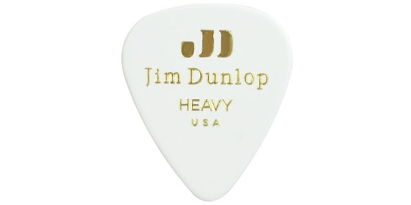 JIM DUNLOP/Genuine Celluloid Classics White/Xtra Heavy