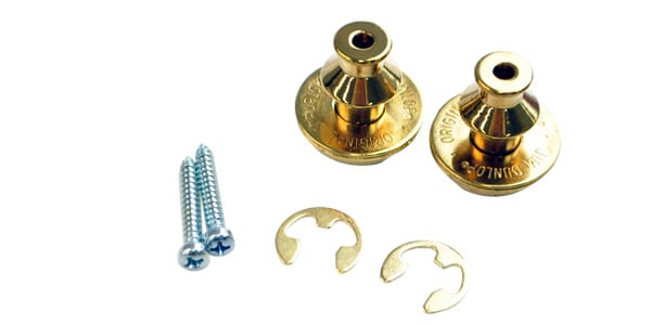 JIM DUNLOP / SLS1032BR Straplok Dual Design Brass