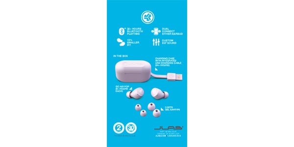 JLAB ( ジェイラブ )  / GO AIR POP TRUE WIRELESS EARBUDS Lilac画像12