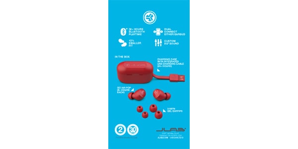 JLAB ( ジェイラブ )  / GO AIR POP TRUE WIRELESS EARBUDS Rose画像14