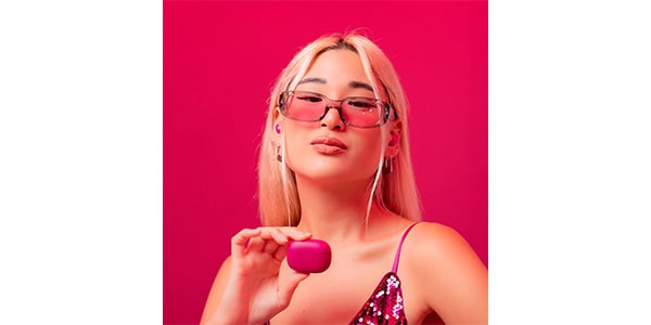 JLAB / Go Pop ANC True Wireless Earbuds Fuschia画像4