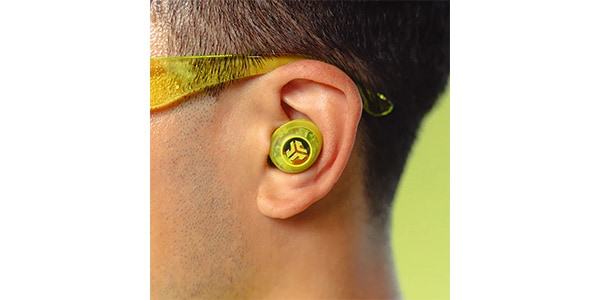 JLAB / Go Pop ANC True Wireless Earbuds Clear Bright Green画像6
