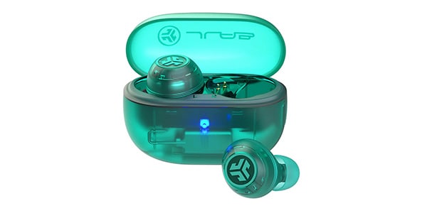 JLAB / Go Pop ANC True Wireless Earbuds Clear Teal Green画像2