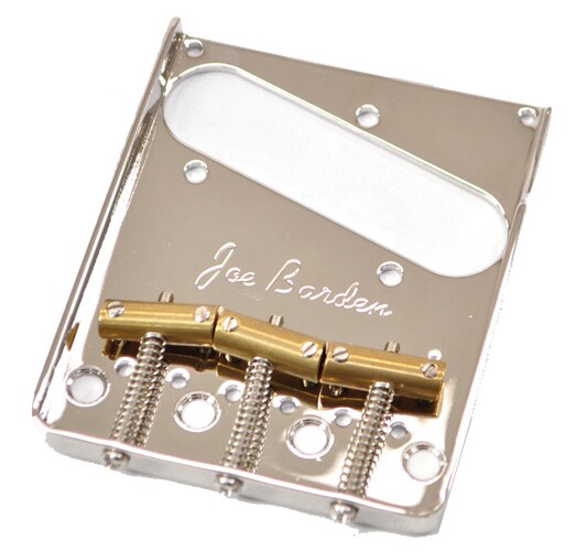 JOE BARDEN/American Standard Tele Bridgeplate and Saddle Kit Nickel