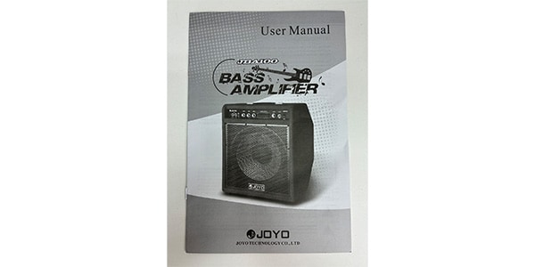 JOYO ( ジョーヨー ) / 【USED】JBA-100 ベースコンボアンプ画像3