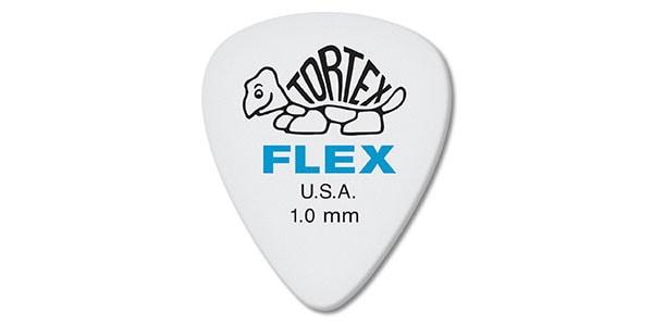 JIM DUNLOP/TORTEX FLEX STANDARD GUITAR PICK 1.0mm