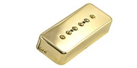 KENT ARMSTRONG STEALTH 90 - NOISELESS P90 - METAL COVER GOLD - NECK