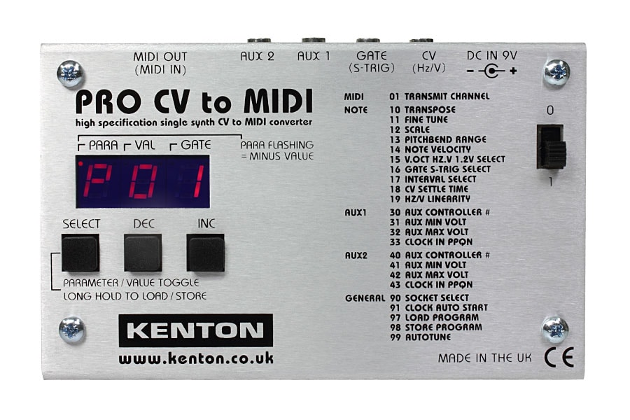 KENTON/Pro CV to MIDI