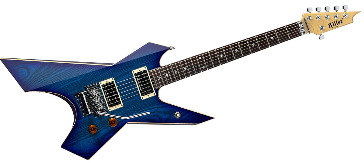 KILLER GUITARS/KG-PRIME Thunderwing Blueberry Burst/Natural Binding Line