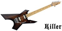 KILLER GUITARS KG-Exploder Musha’ 22 Vintage Sunburst Satin