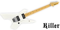 KILLER GUITARS KG-EXPLODER Snow White