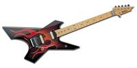 KILLER GUITARS KG-PRIME RED FLAME