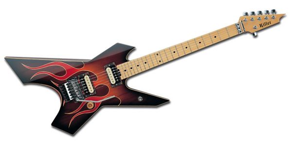 KILLER GUITARS/KG-PRIME RED FLAME