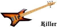 KILLER GUITARS KB‐IMPULSS FLAME TOP 17 3 Tone Sunburst