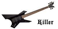 KILLER GUITARS KB-IMPULSS Diadem Black Satin