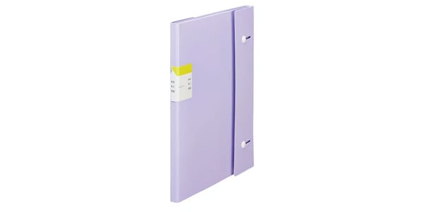 KING JIM / Clear File KAKIKO Zig Zag Type 24 pockets - Lavender