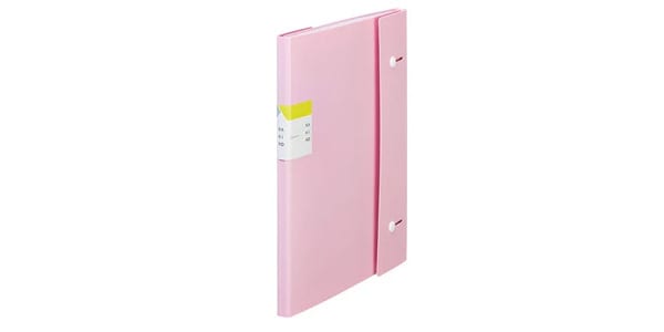 KING JIM / Clear File KAKIKO Zig Zag Type 24 pockets - Pink