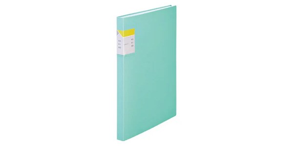 KING JIM / CLEAR FILE KAKIKO 40 POCKETS - Mint Green
