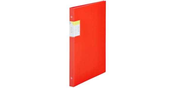 KING JIM / KAKIKO Ring Binder 10 sheets(20 pockets) - Red