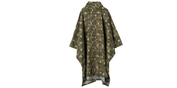 K104-170 レインポンチョ -MIGHTY- カモフラスター