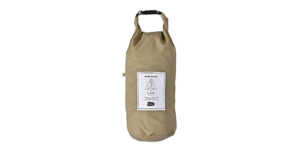 KiU / K116-911-R Rain zip up beige画像2
