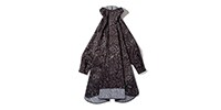 KiU K163-216 KiU NEW STANDARD RAIN PONCHO アニマルミックスグレー