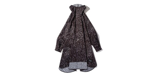 KiU/K163-216 KiU NEW STANDARD RAIN PONCHO アニマルミックスグレー