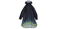 KiU K163-249 NEW STANDARD RAIN PONCHO グラデーションネイビー