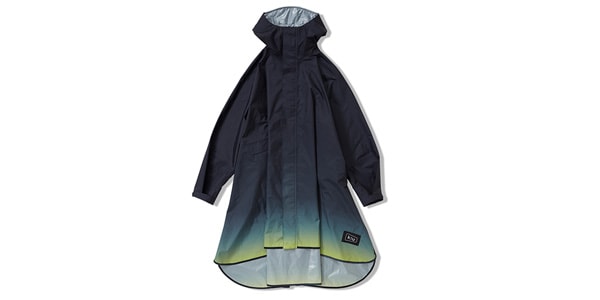 KiU/K163-249 NEW STANDARD RAIN PONCHO グラデーションネイビー